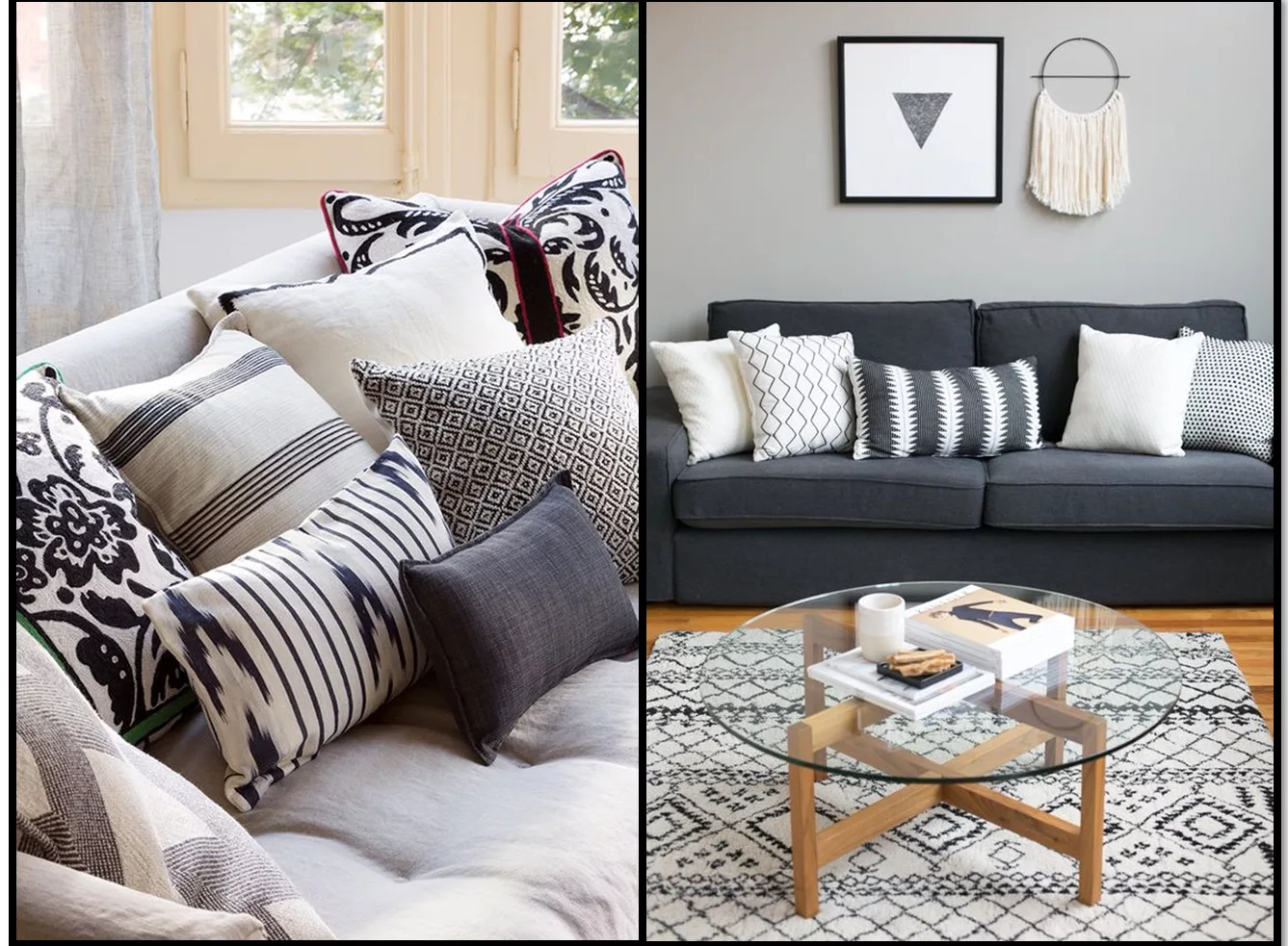 Cojines para sofás: Cómo combinarlos perfectamente – Hogar y Decoración